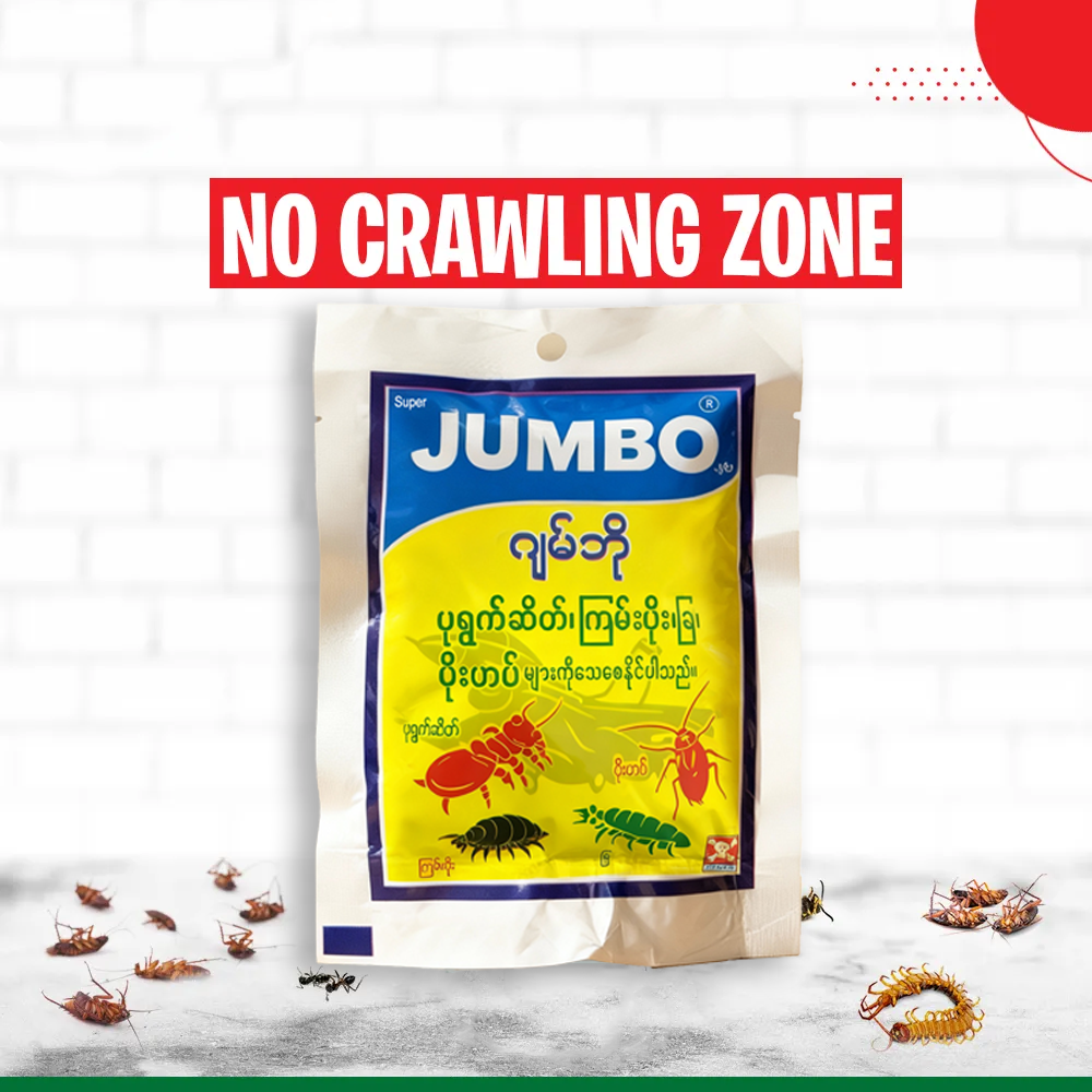 🐜ပုရွက်ဆိတ် ခြ ကြမ်းပိုး နှင့် ပိုးမွှားရှင်းလင်းဆေးမှုန့်☠️ Jumbo ...