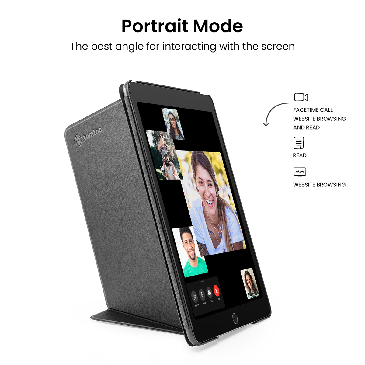 Tomtoc Vertical Case for iPad Pro 11" 2020 (Black) uab Marketplace