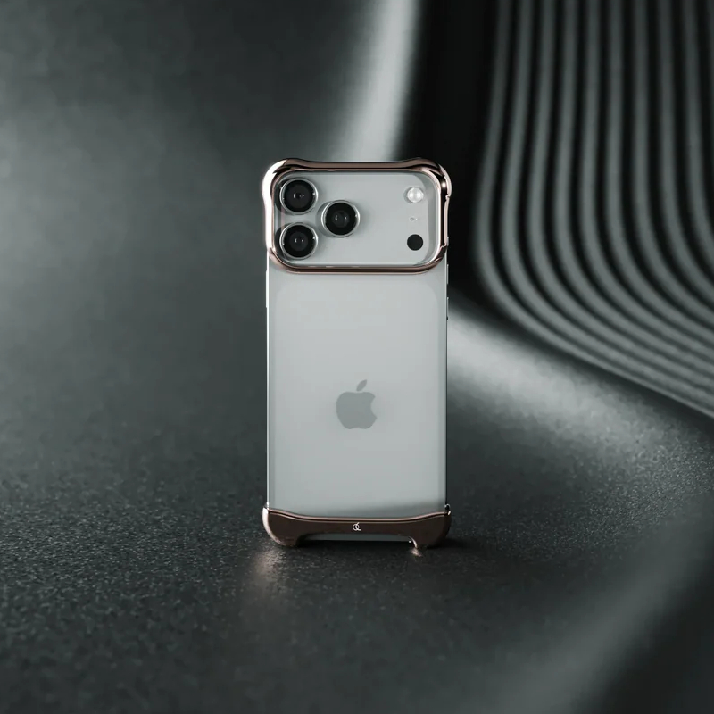 Arc Pulse Aluminum Polished Rose Bronze for iPhone 17 Pro Max (Rose ...